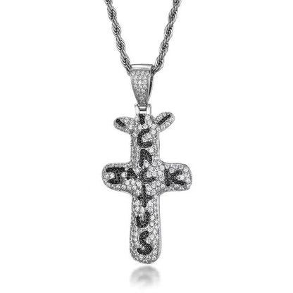 Travis scott Cactus Cubic Zirconia Silver Color Golden Necklaces Pendants